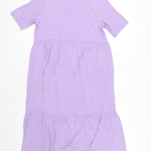 ASOS Women's Purple Half Sleeve Dress, Size 10