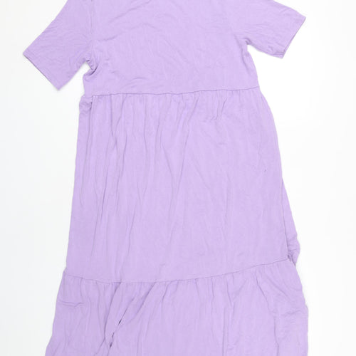 ASOS Women's Purple Half Sleeve Dress, Size 10