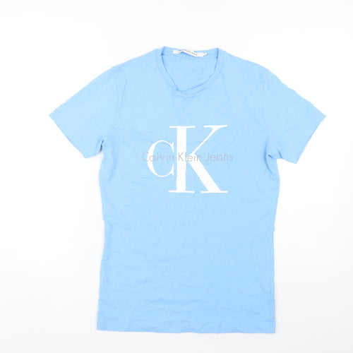 Calvin Klein Jeans Unisex Blue T-Shirt, Size S