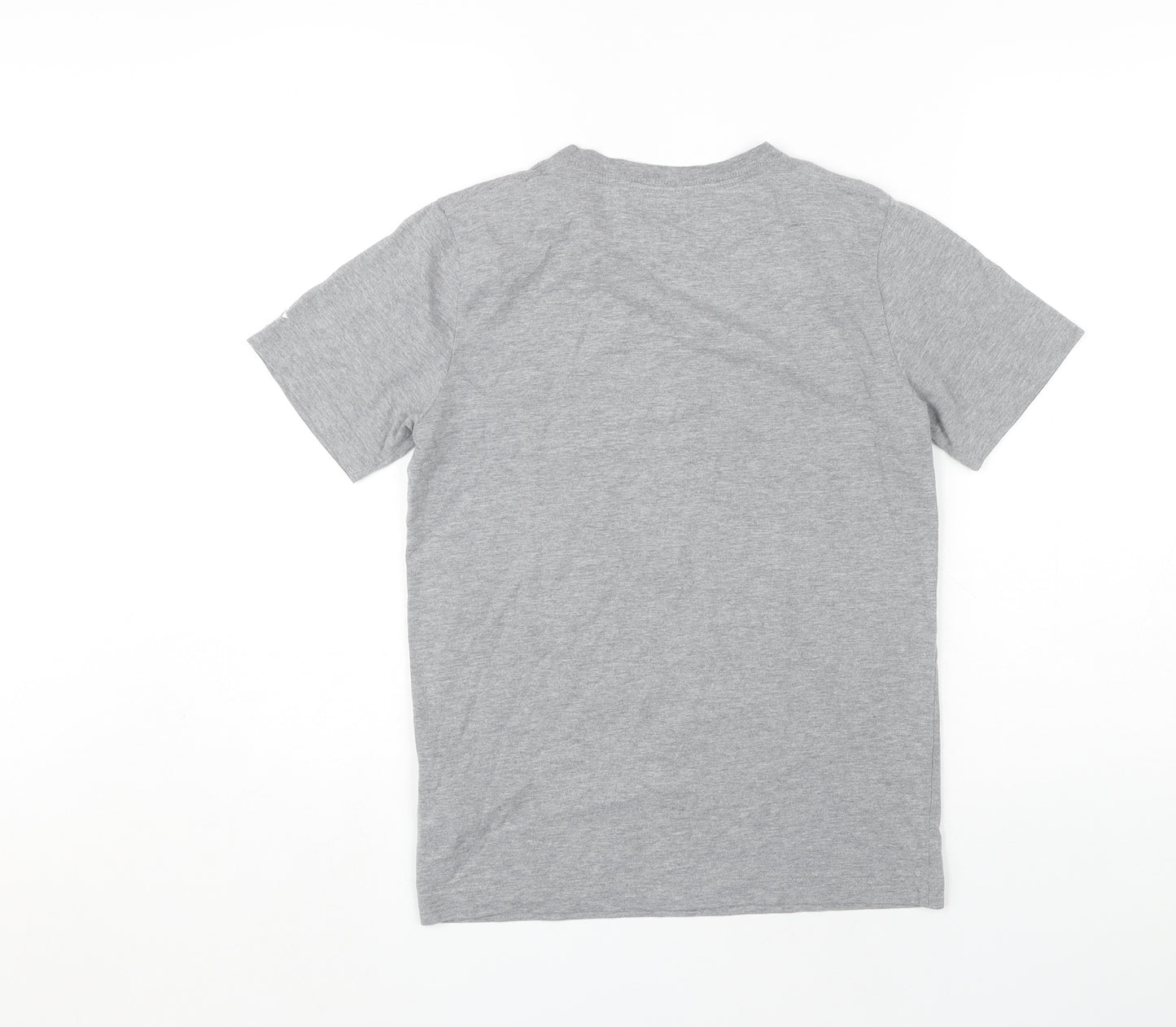 Jordan Boys Grey T-Shirt, Size L, Graphic Sports Tee