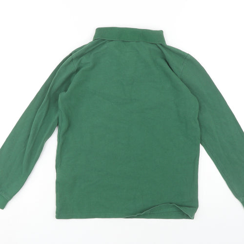 LFC Boys Green Cotton Polo Shirt 11-12 Years Button Down