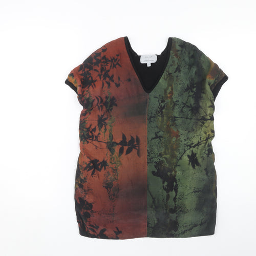 Jigsaw x Antonio Curcetti Women’s Multicolour Silk Wool Tunic Top, S