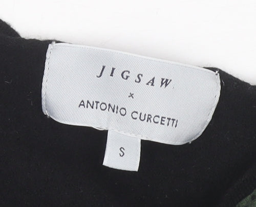 Jigsaw x Antonio Curcetti Women’s Multicolour Silk Wool Tunic Top, S