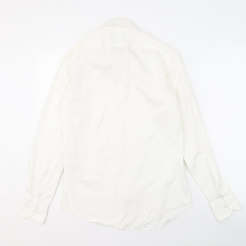 T.M. Lewin Men’s White Extra-Slim Long Sleeve Shirt
