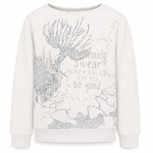 Harry Potter Girls Grey Long Sleeve Sweatshirt Size 12-14 Years