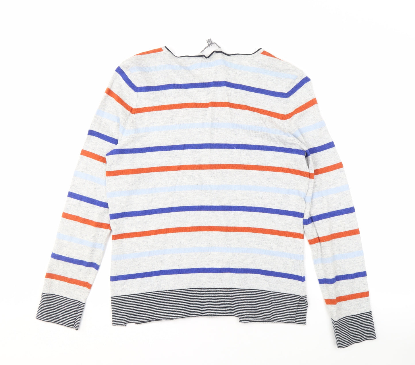 Laura Ashley Women's Multicoloured Henley Jumper - Size 12