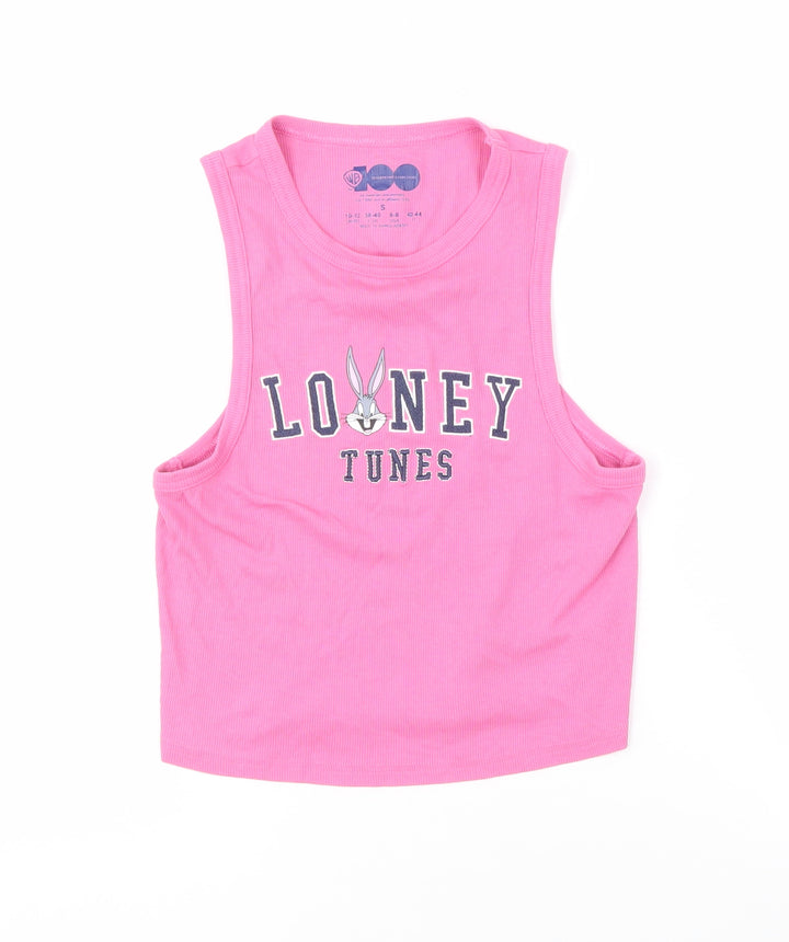 Warner Bros Women's Pink Looney Tunes Tank Top