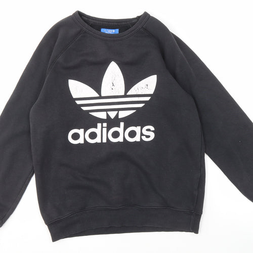 Adidas Men's Black Pullover Sweatshirt S