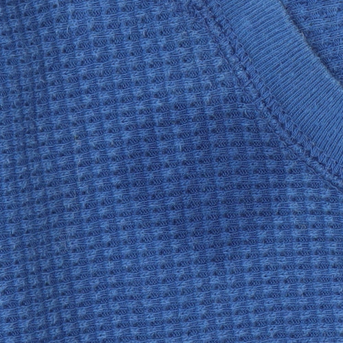 Abercrombie & Fitch Men's Blue Long Sleeve Top - M