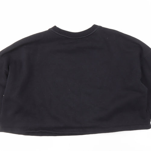 Hyper Space Women's Black Logo Pullover Sweatshirt L