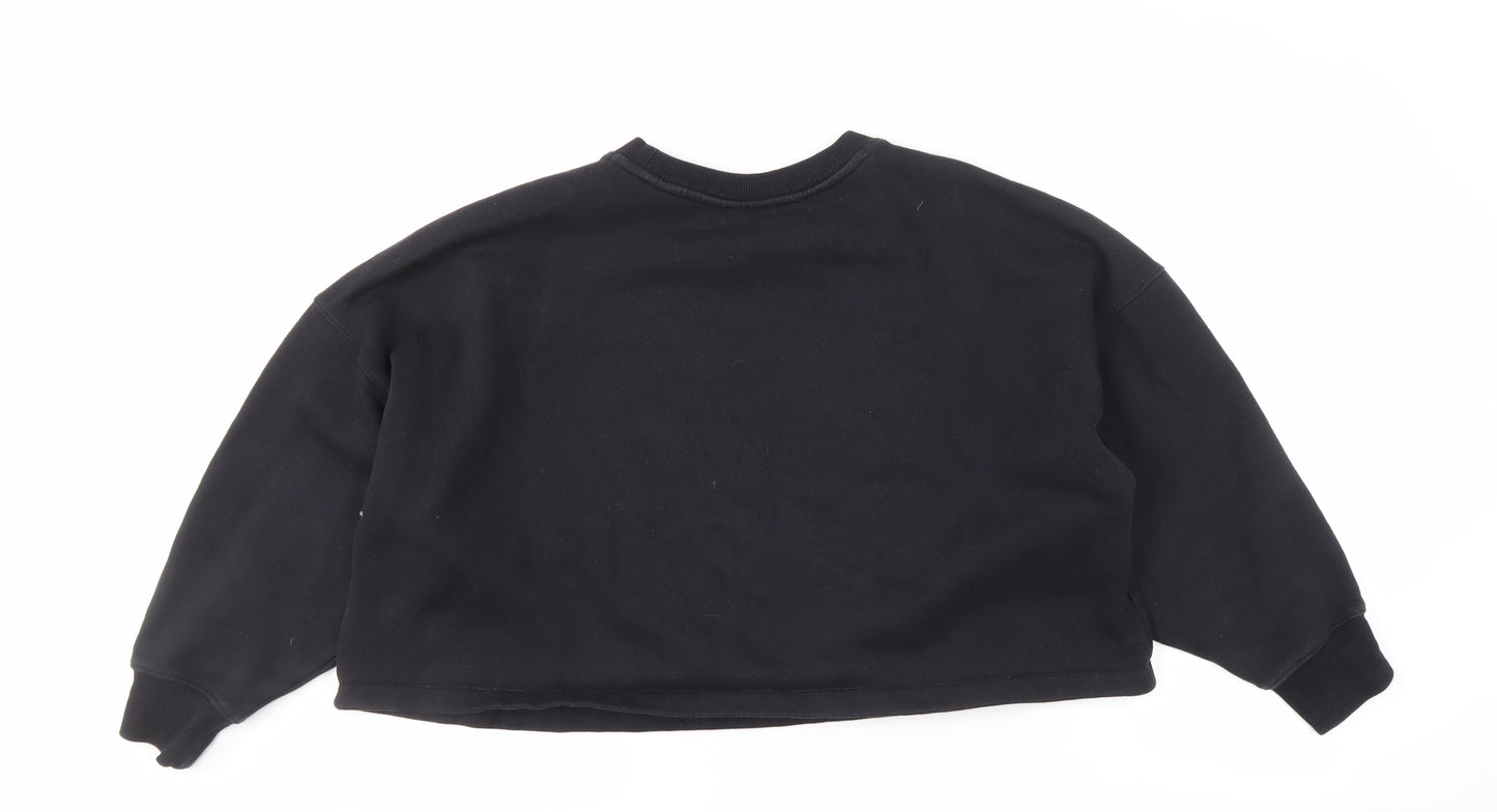 Hyper Space Women's Black Logo Pullover Sweatshirt L