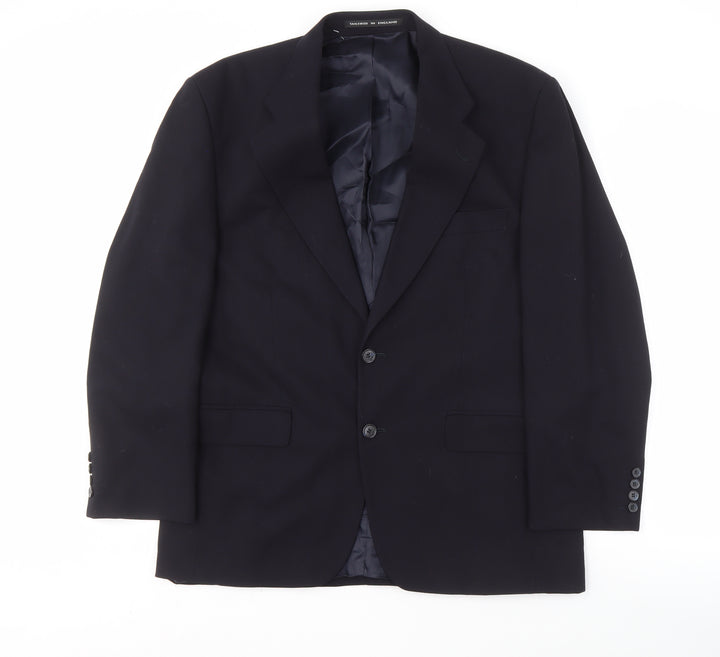 Centaur Men's Blue Wool Blazer Jacket Size 40S