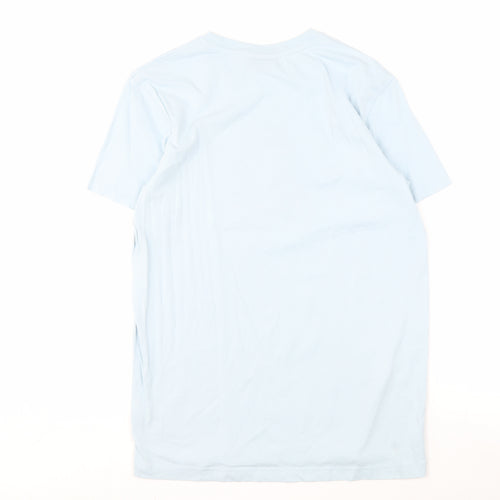 McKenzie Men's Blue Graphic T-Shirt, S, Beach Theme