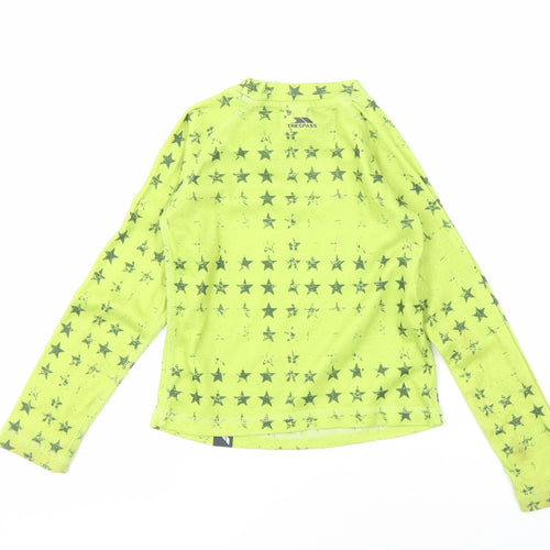 Trespass Boys Green Star Long Sleeve T-Shirt, 3-4 Years