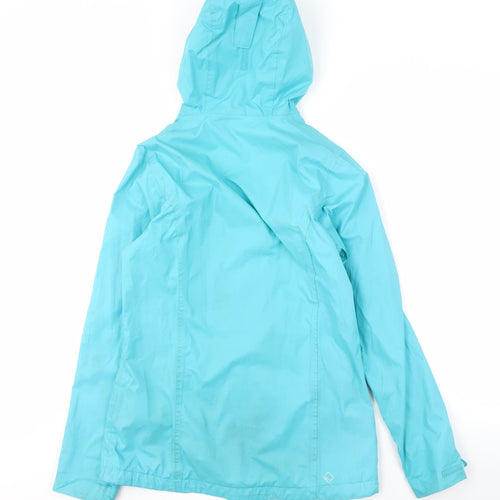 Regatta Women's Blue Basic Jacket Size 10, Lightweight & Hooded