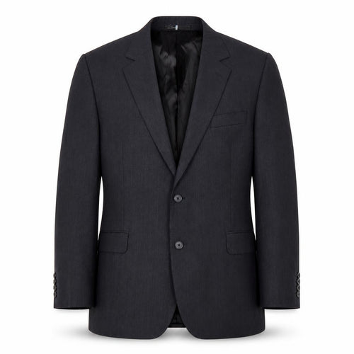 Jaeger Men's Grey Wool Blazer, 44 Slim, Business Formal