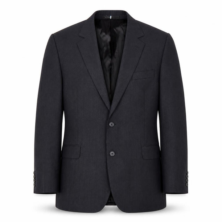 Jaeger Men's Grey Wool Blazer, 44 Slim, Business Formal