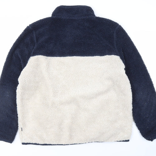 Fat Face Men's Navy 2XL Fleece Jacket