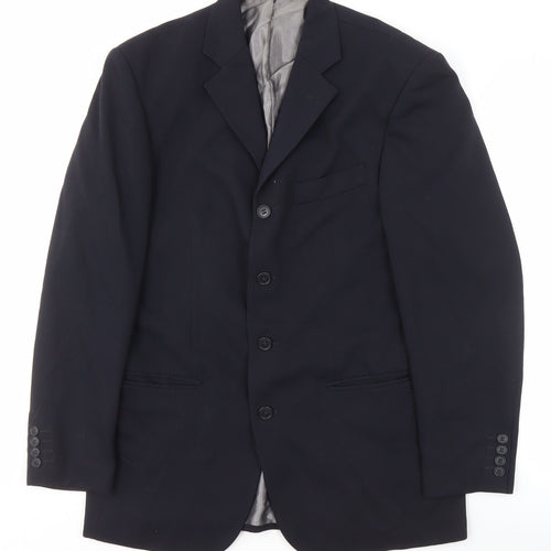 River Island Men's Black Blazer 38 Regular