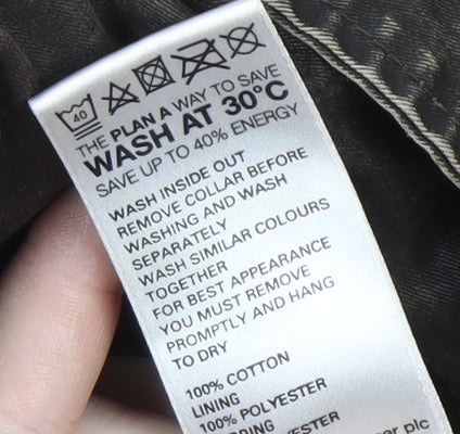 Marks & Spencer Women's Brown Parka Jacket Size 14