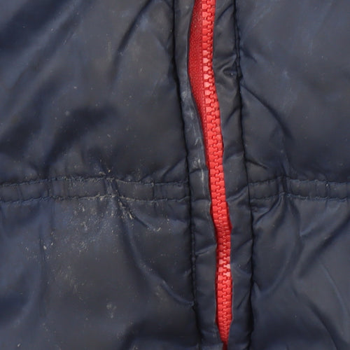 JoJo Maman Bébé Blue Puffer Jacket 18-24 Months Unisex