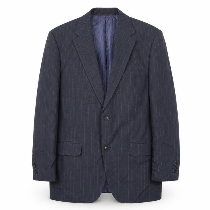 Marks & Spencer Men's Blue Striped Blazer M