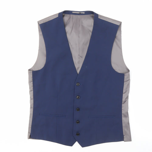 Next Men's Blue Waistcoat 38R