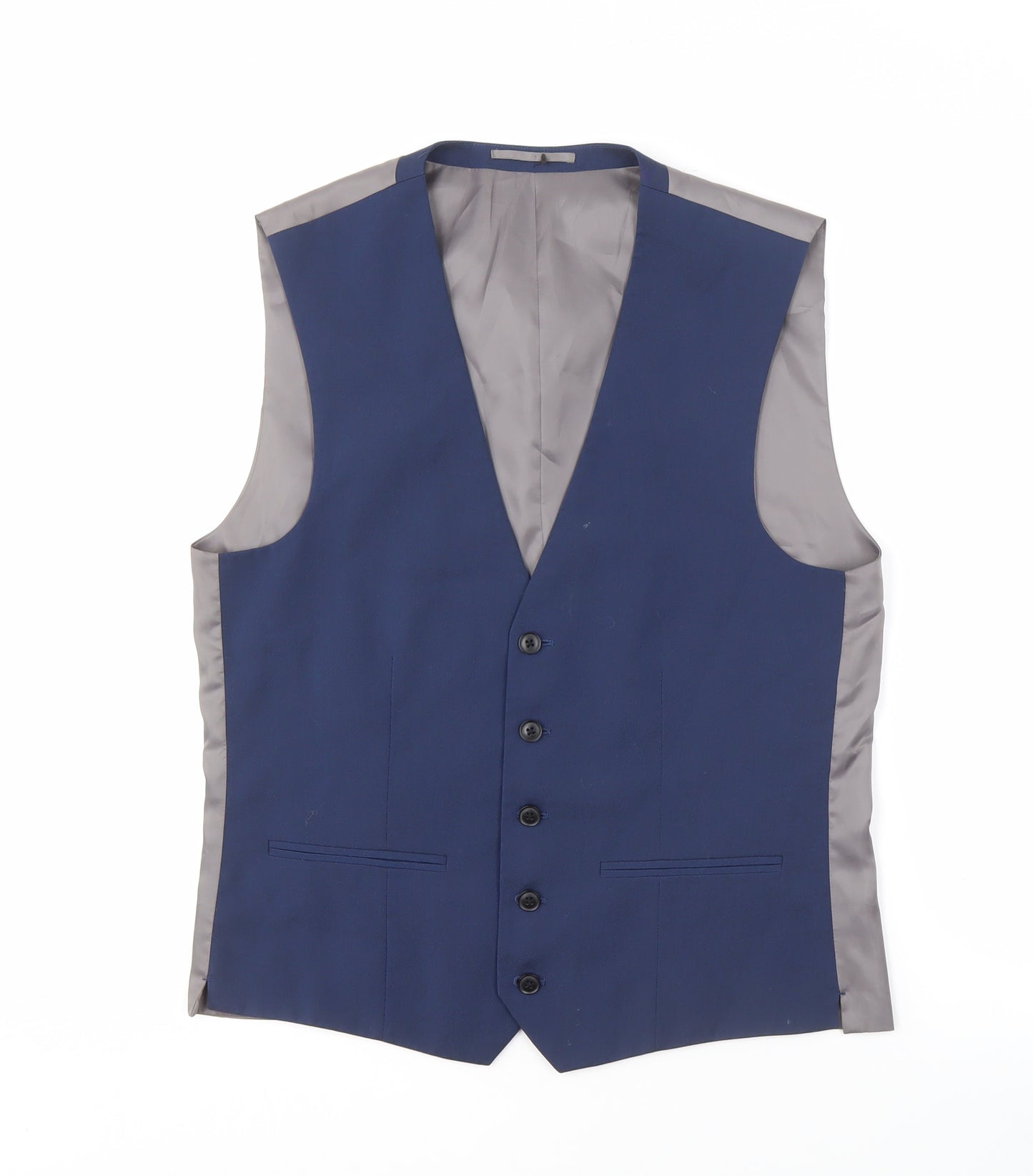 Next Men's Blue Waistcoat 38R