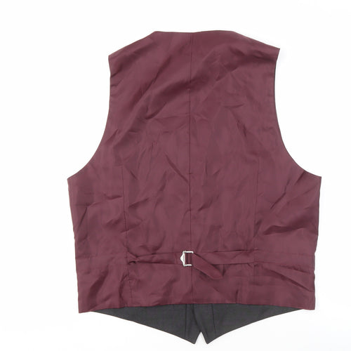 Marks & Spencer Grey Suit Waistcoat M Unisex Formal