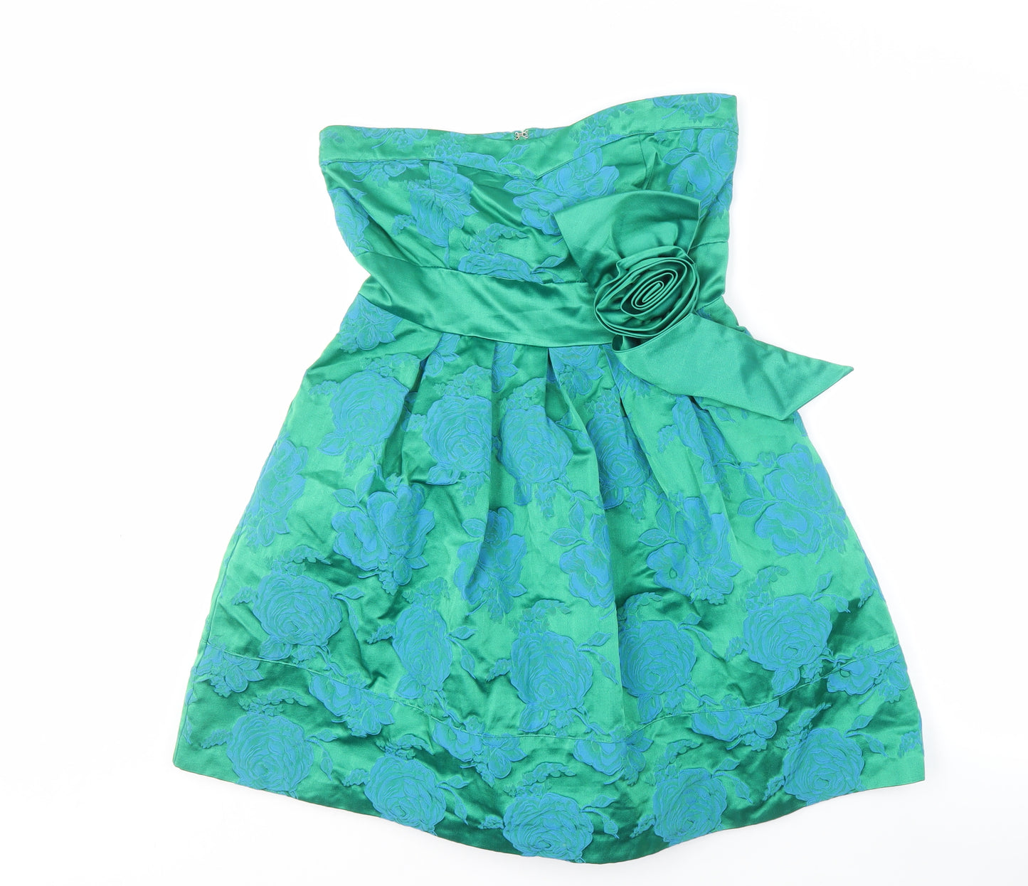 Spotlight by Warehouse Green A-Line Party Dress Size 10