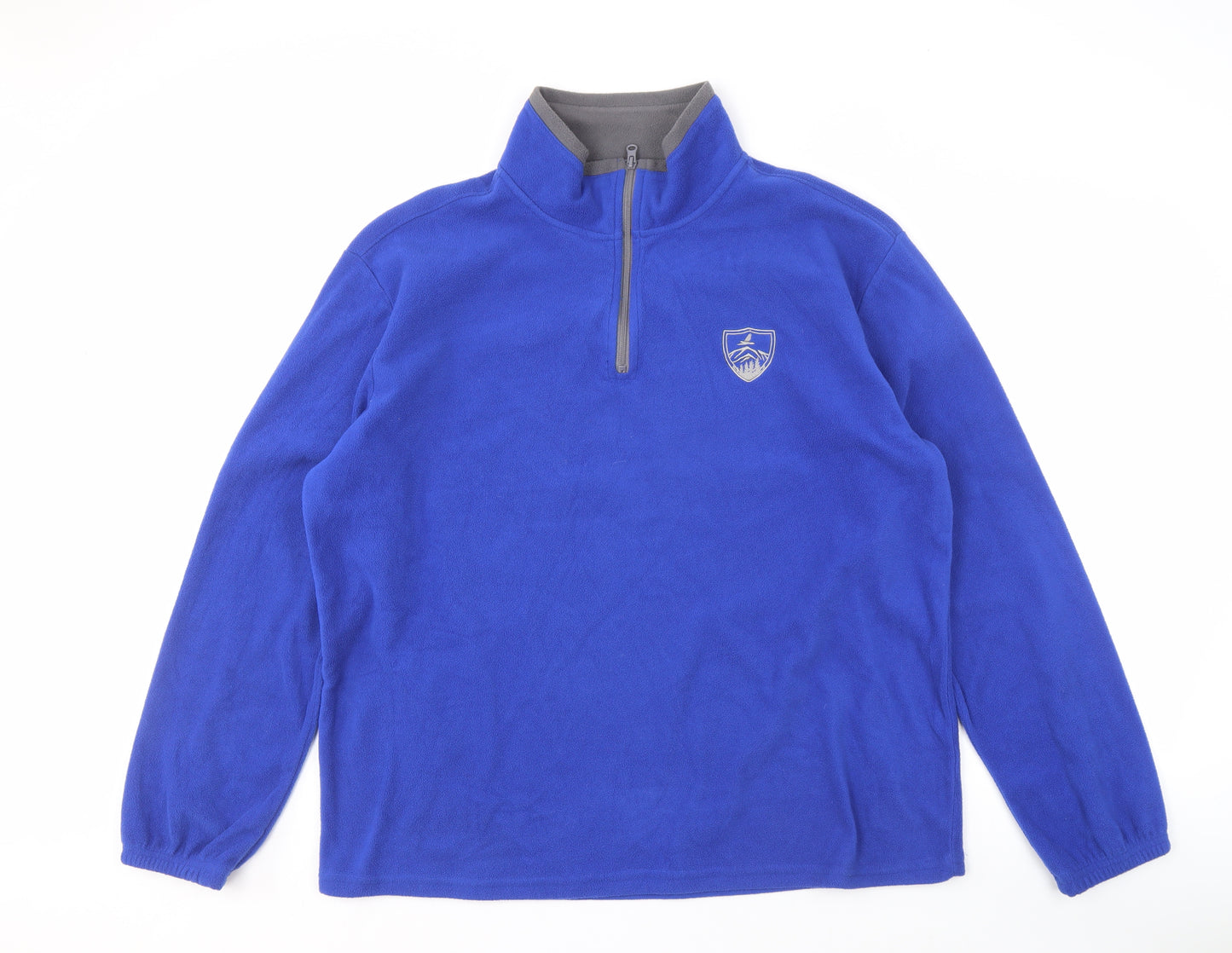 Atlasformen Men's Blue Fleece Zip Sweatshirt XL