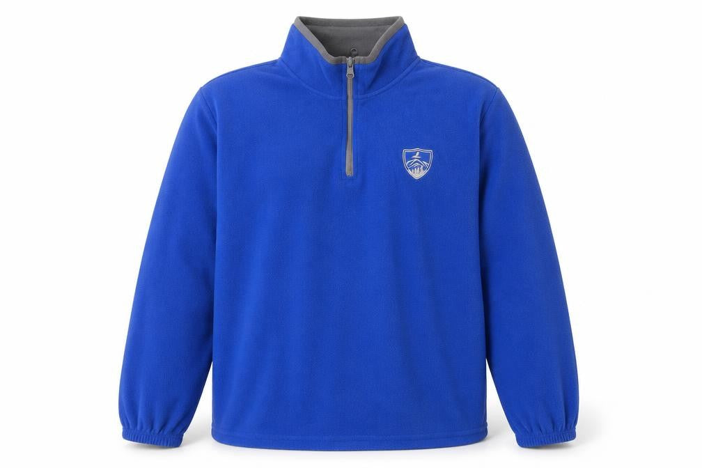 Atlasformen Men's Blue Fleece Zip Sweatshirt XL