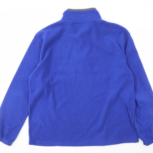 Atlasformen Men's Blue Fleece Zip Sweatshirt XL
