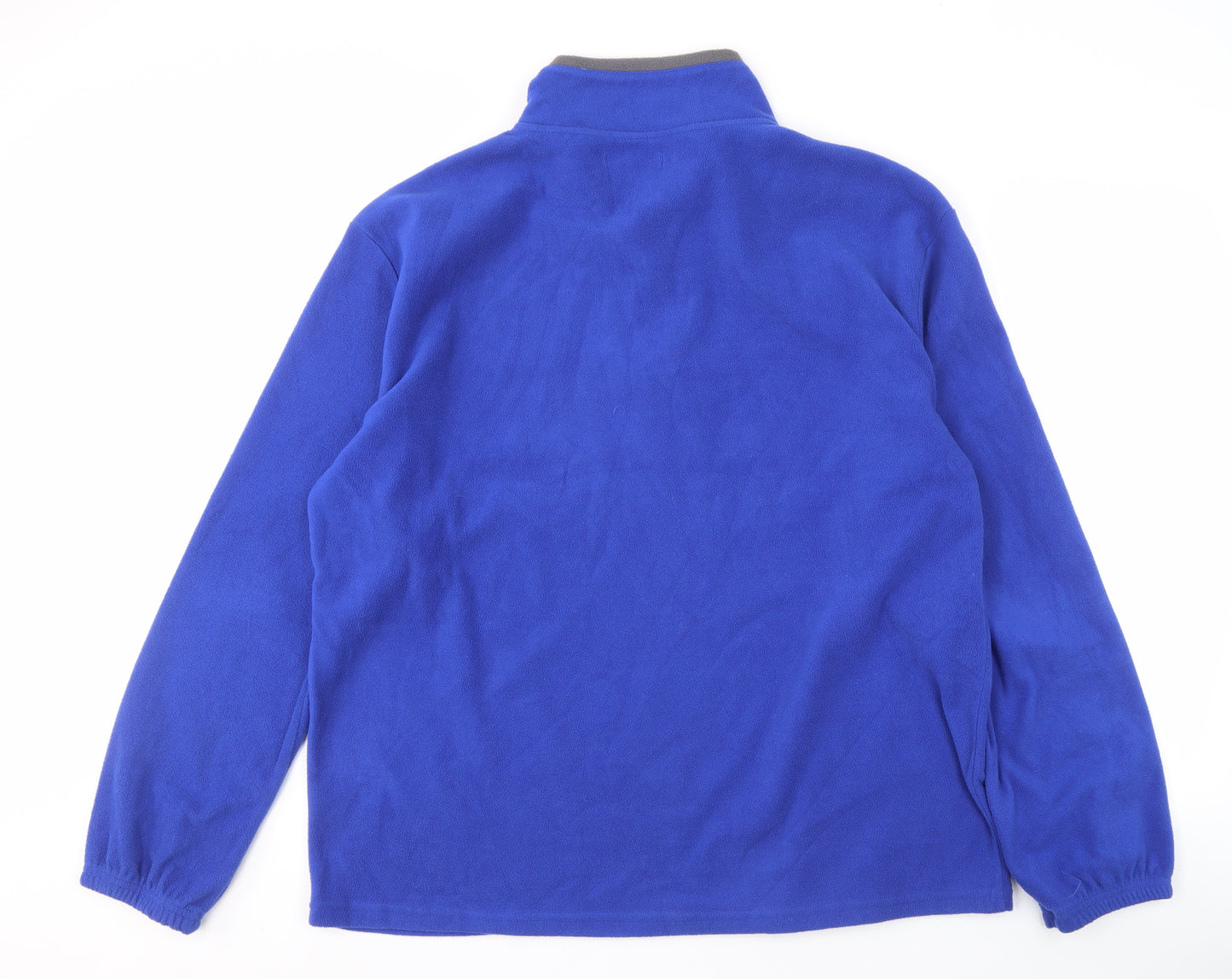 Atlasformen Men's Blue Fleece Zip Sweatshirt XL