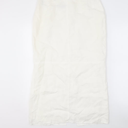 Alex & Co. Women's Ivory Midi Pencil Skirt, Size 14