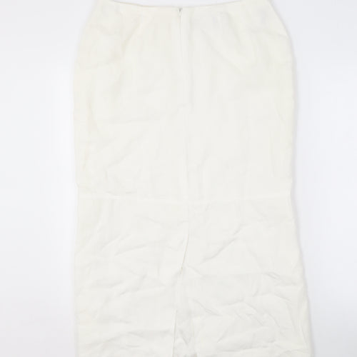 Alex & Co. Women's Ivory Midi Pencil Skirt, Size 14