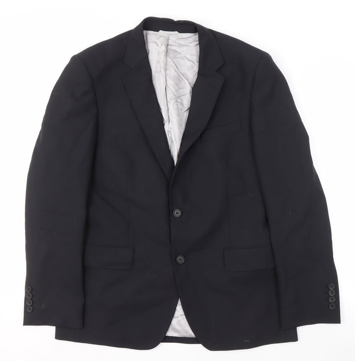Daniel Hechter Men's Black Blazer, 42S, Regular Fit