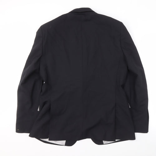 Daniel Hechter Men's Black Blazer, 42S, Regular Fit