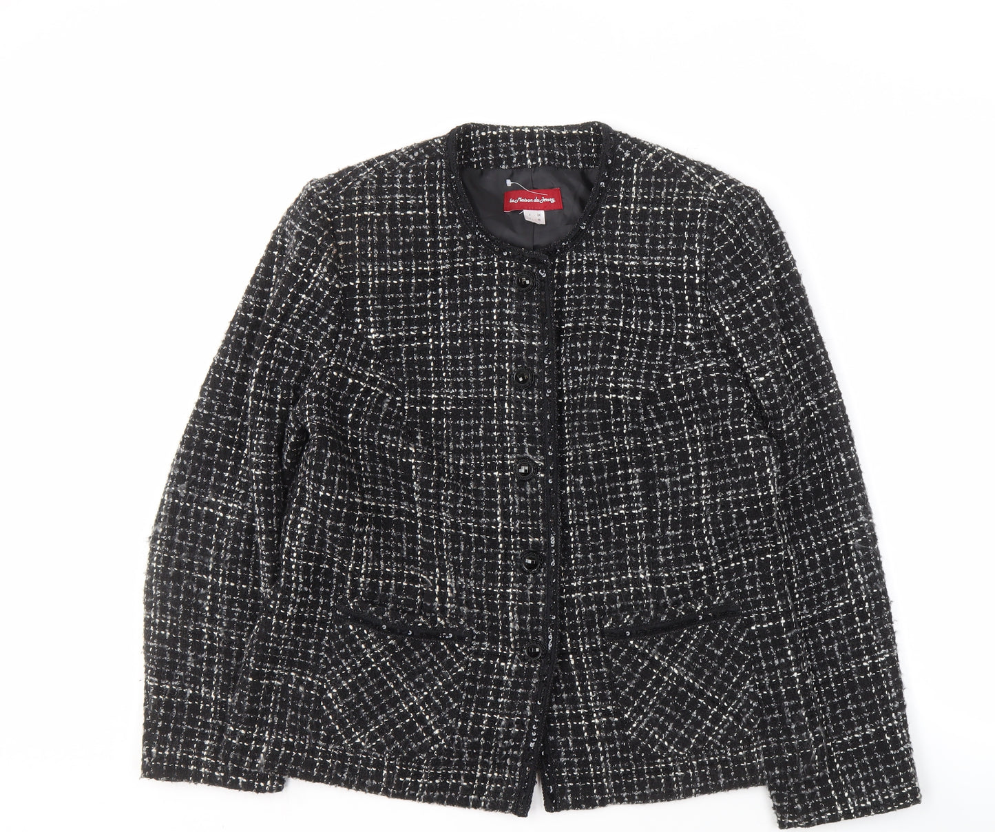 la Maison du Jersey Women's Black Blazer Size 16