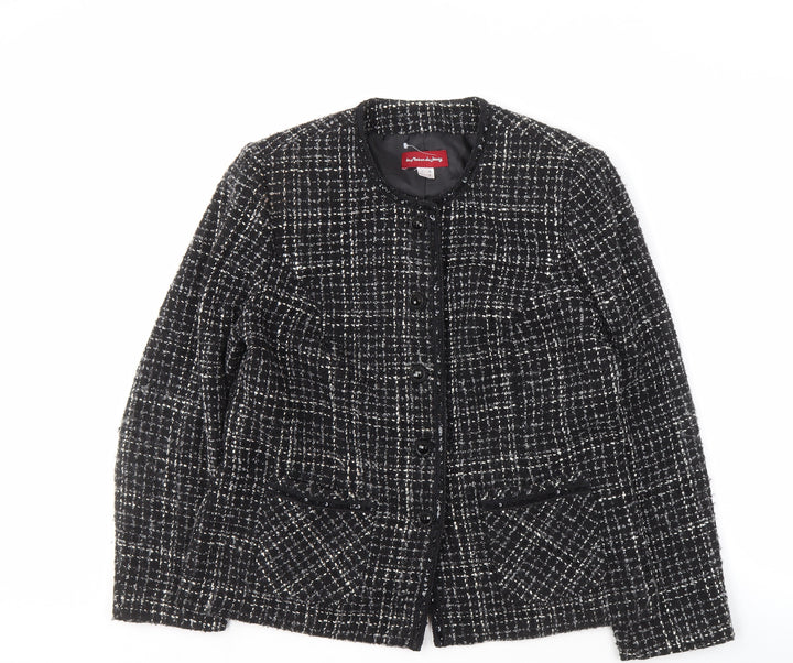 la Maison du Jersey Women's Black Blazer Size 16