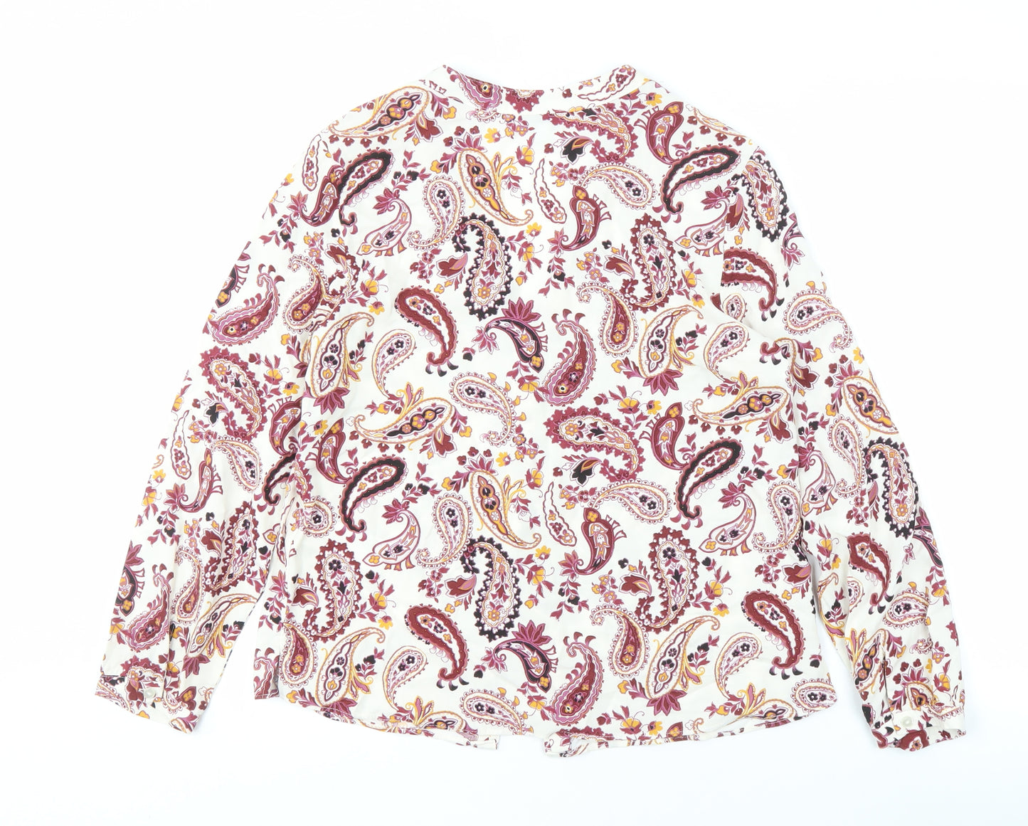 Principles Women Multicoloured Paisley Blouse Size 12