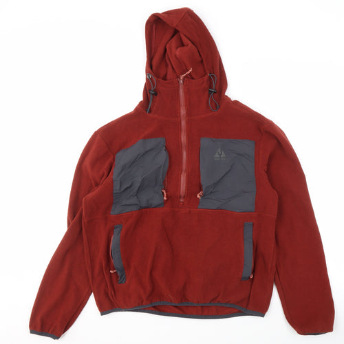 Ayacucho Men's Red Fleece Pullover Hoodie M