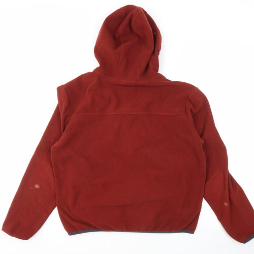 Ayacucho Men's Red Fleece Pullover Hoodie M