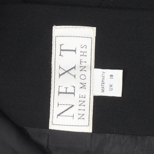 Next Black Maternity Suit Jacket Size 18 Women's