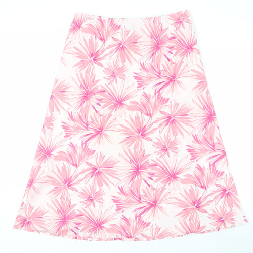 Jumper Women's Pink Floral A-Line Skirt Size 12