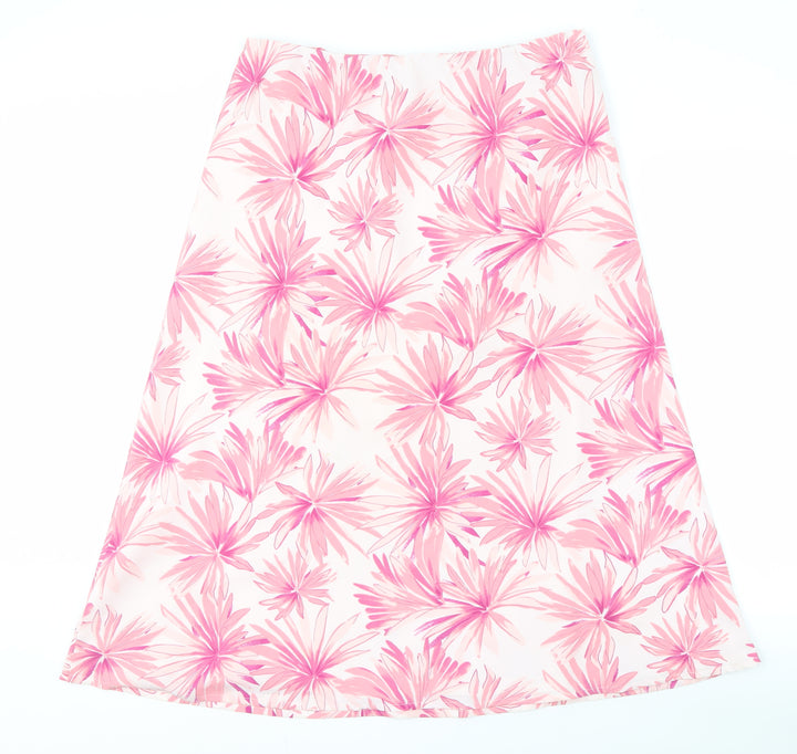 Jumper Women's Pink Floral A-Line Skirt Size 12