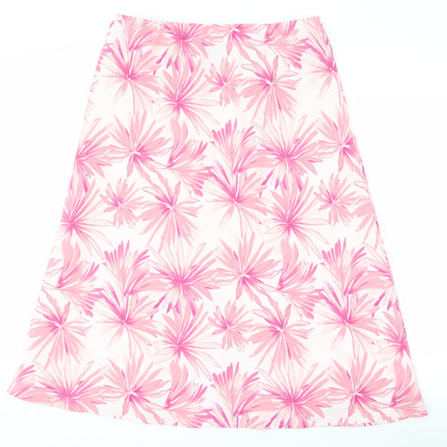 Jumper Women's Pink Floral A-Line Skirt Size 12