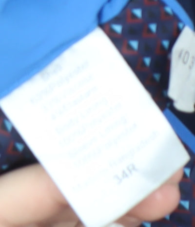 ONESIX5IVE Men's Blue Slim Fit Blazer 34R