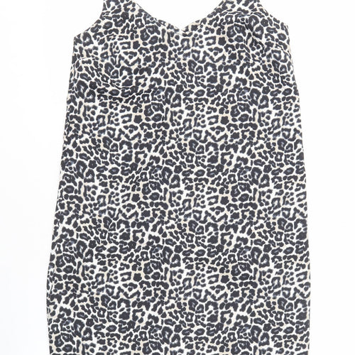 New Look Women's Leopard Slip Dress Size 10