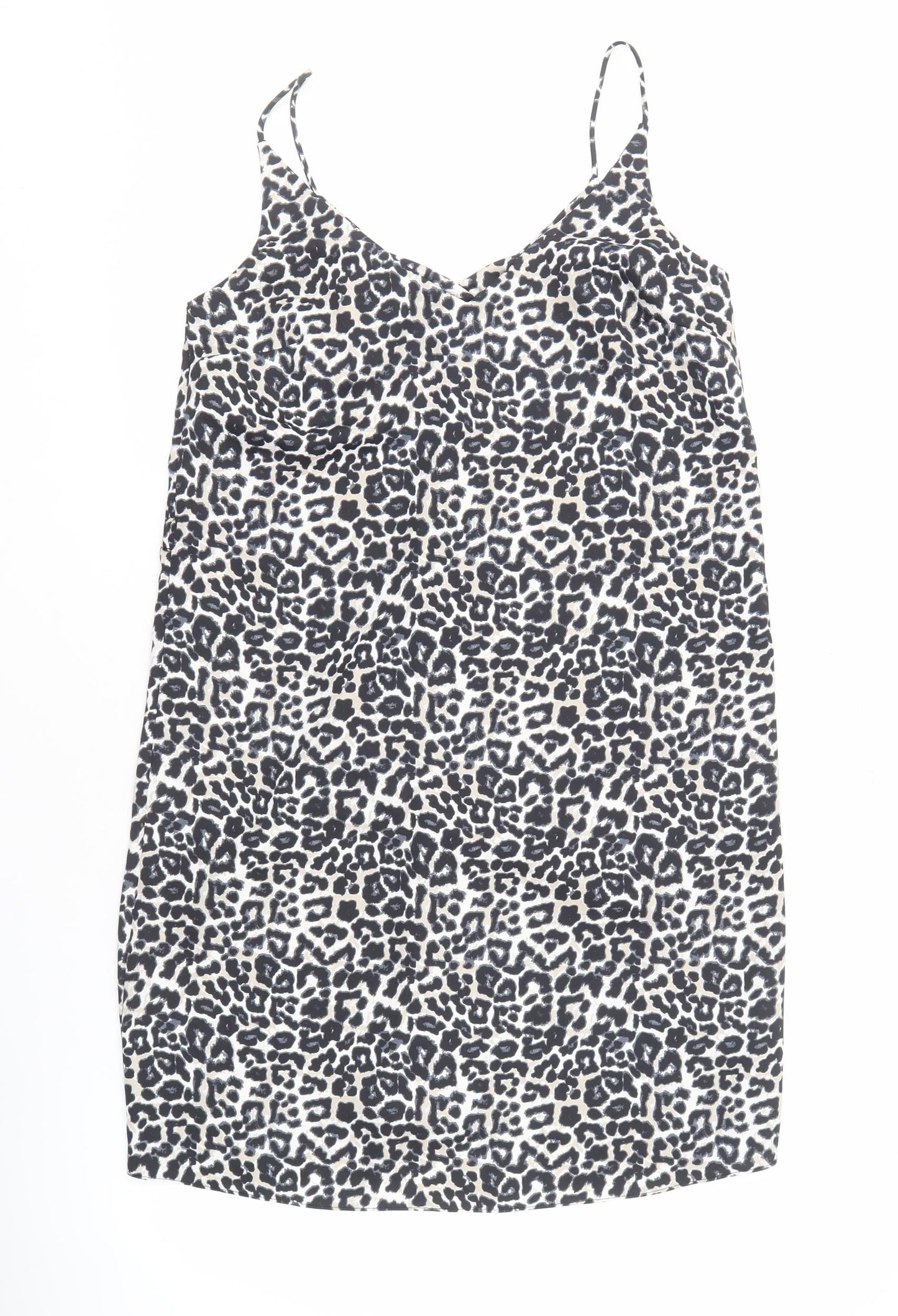 New Look Women's Leopard Slip Dress Size 10